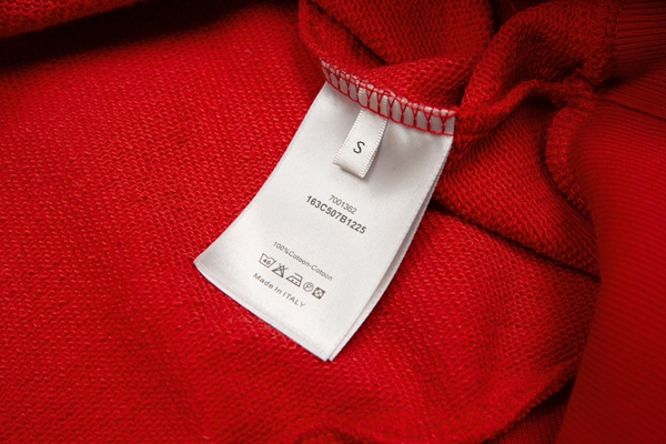 ブランドパーカー角部分ディテール